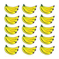 banan frukt vektor gratis vektor