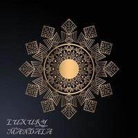 Luxus-Mandala-Design vektor