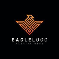 eagle logotyp formgivningsmall vektor