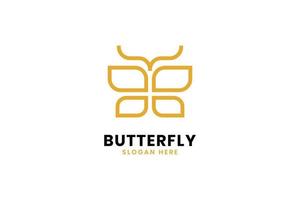 Schmetterling Logo Design Vektor