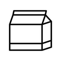 mjölk ikonen. linje ikon stil. lämplig för drycker symbol. enkel design redigerbar. design mall vektor