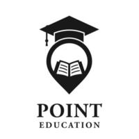utbildning punkt logotyp vektor