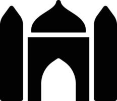 Moschee-Vektor-Illustration auf einem Hintergrund. Premium-Qualitätssymbole. Vektorsymbole für Konzept oder Grafikdesign. vektor