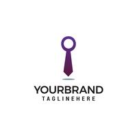 Business Tie Logo mall vektor