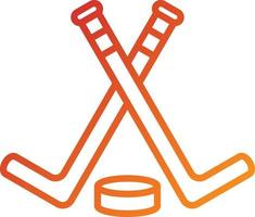 Eishockey-Icon-Stil vektor