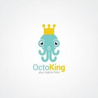 Oktopus-Logo-Vektor-Design-Illustration vektor