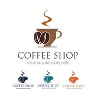 Coffeeshop-Logo vektor