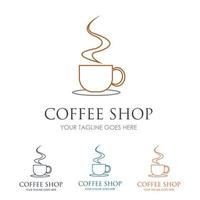 Coffeeshop-Logo vektor