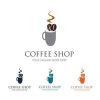 Coffeeshop-Logo vektor