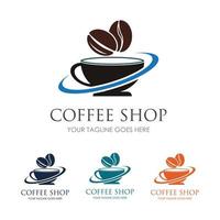 Coffeeshop-Logo vektor