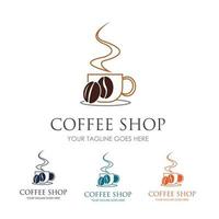 Coffeeshop-Logo vektor