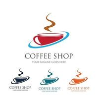 Coffeeshop-Logo vektor