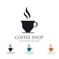 Coffeeshop-Logo vektor