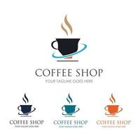 Coffeeshop-Logo vektor