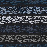 Grunge grob gestreiften Vektor nahtlose Muster. handgemalter festlicher, fröhlicher gestreifter hintergrund der bürste. unebene Scribble-Balken-Textur. schwarze, blaue, graue Streifen.