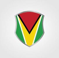 Guyana flagga design vektor