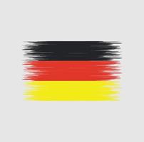tyska flaggan penseldrag, nationalflagga vektor