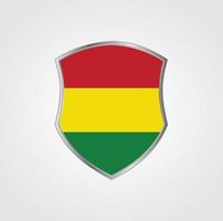 Bolivien-Flaggendesign vektor
