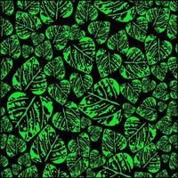 abstrakt grönt blad sömlösa mönster vektor
