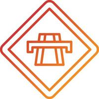 Autobahn-Icon-Stil vektor