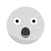 Vektor Überraschung Emoji-Symbol