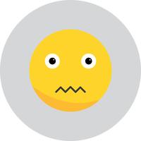 Vektor Silent Emoji Ikon