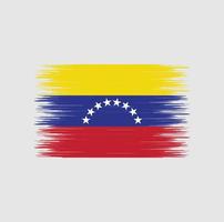 Venezuelas flagga penseldrag, nationell flagga vektor