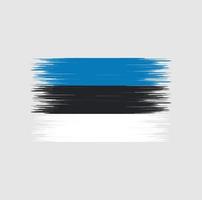 lesotho flagga penseldrag, nationell flagga vektor