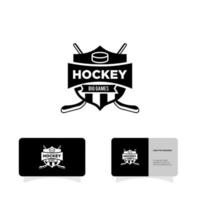 Hockey-Eisteam-Logo-Icon-Design vektor