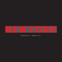 new york vektorillustration och typografi, perfekt för t-shirts, hoodies, tryck etc. vektor