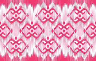 ethnische abstrakte schöne kunst. ikat nahtloses muster in stammes-, volksstickerei, mexikanischer stil. aztekischer geometrischer kunstverzierungsdruck. design für teppich, tapeten, kleidung, verpackung, stoff. vektor