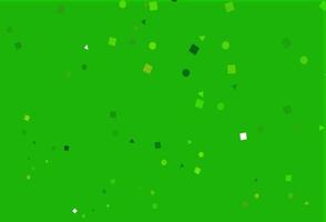 ljusgrönt vektormönster i polygonal stil med cirklar. vektor