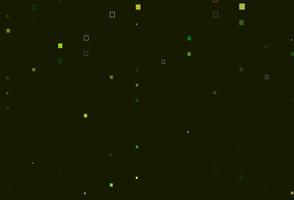 hellgrüner, gelber Vektorhintergrund mit Linien, Rechtecken. vektor