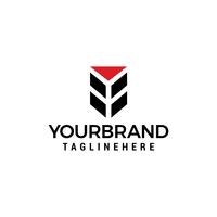 Letter Y logo design koncept mall vektor