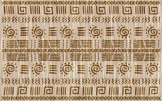 tyg med afrikanskt vaxtryck, etnisk handgjord prydnad för din design, stammönstermotiv geometriska element. vektor textur, afro textil ankara mode stil. pareo omlottklänning, matta batik