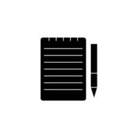 Notebook-Icon-Design vektor