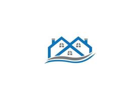 moderne, einzigartige Immobilien-Home-Logo-Design-Vektor-Icon-Vorlage vektor