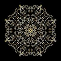 dekoratives Konzept abstrakte Mandala-Illustration vektor