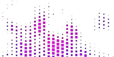 hellviolettes Vektormuster im quadratischen Stil. vektor