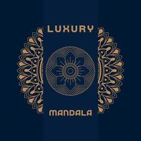 luxus mandala islamischer hintergrund mit arabeskenmuster, ornamentaler hintergrund. Hochzeitskarte, Umschlag. Vektor in Abbildung