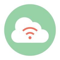 WLAN-Cloud-Konzepte vektor