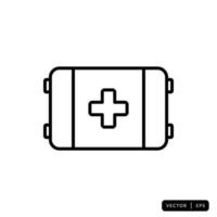 Symbolvektor für medizinische Ausrüstung - Zeichen oder Symbol vektor