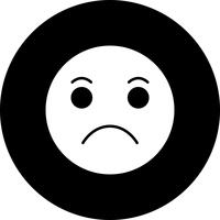 Vektor Traurige Emoji-Ikone