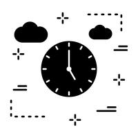 Vector Clock Icon