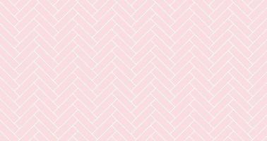 fiskbens kakelmönster. diagonal rosa keramiska tegelbakgrund. vektor sömlös illustration