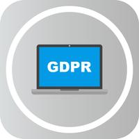 Vektor-GDPR-Symbol vektor