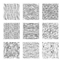 Sammlung abstrakter Texturen vektor