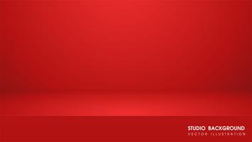 Vektortabelle mit rotem Teppich im Studio für die Herstellung von Werbeträgern für den Verkauf von Produkten. vektor