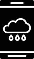 Symbolstil der Wetter-App vektor