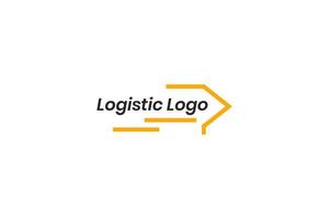 Logistik-Logo-Design-Vektor vektor